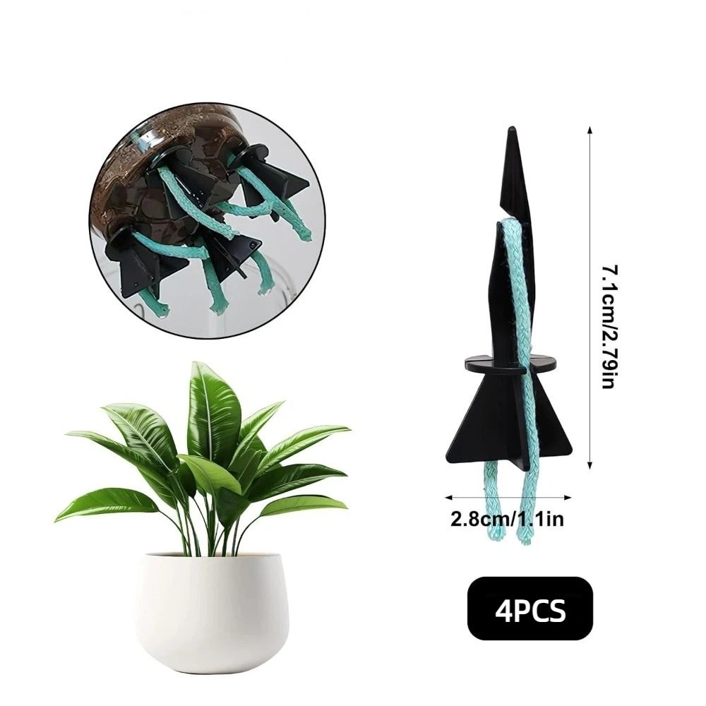 Root Watering Spike - 4 buah dengan Tali Katun Penyerap