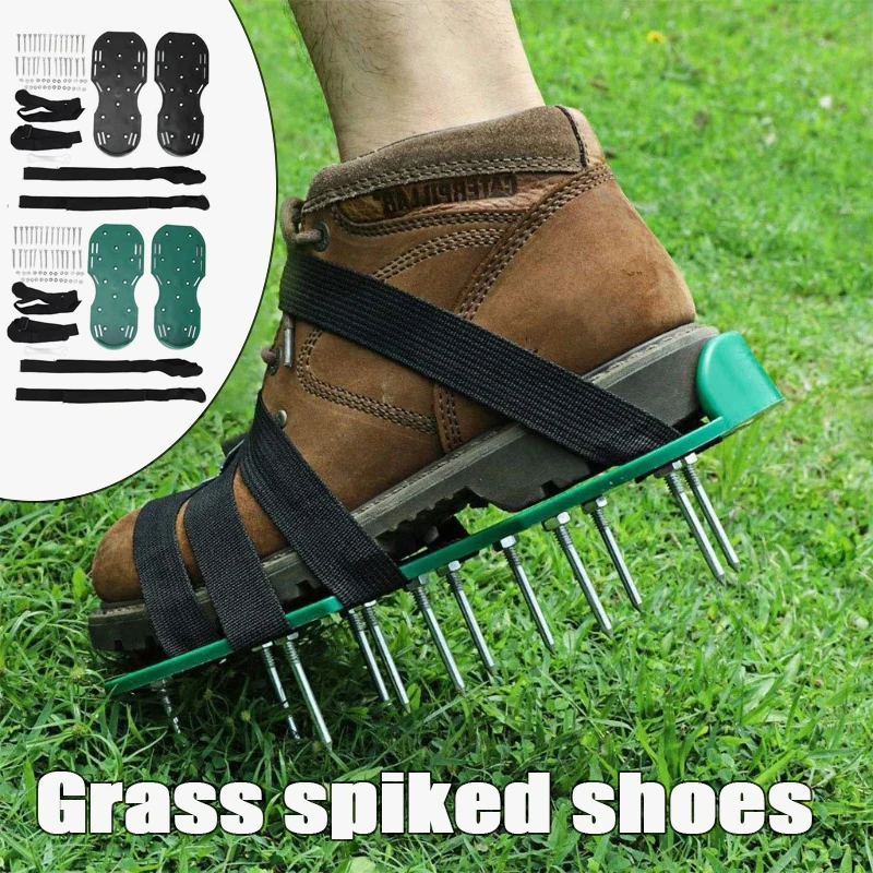 Gardening Tools Revit - 1 Pasang Sandal Aerator Rumput Berduri,