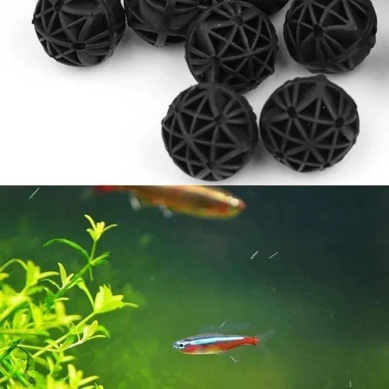 50 Buah Bola Filter Bio Akuari - Aquaponics Fish Tank ulasan dan harga