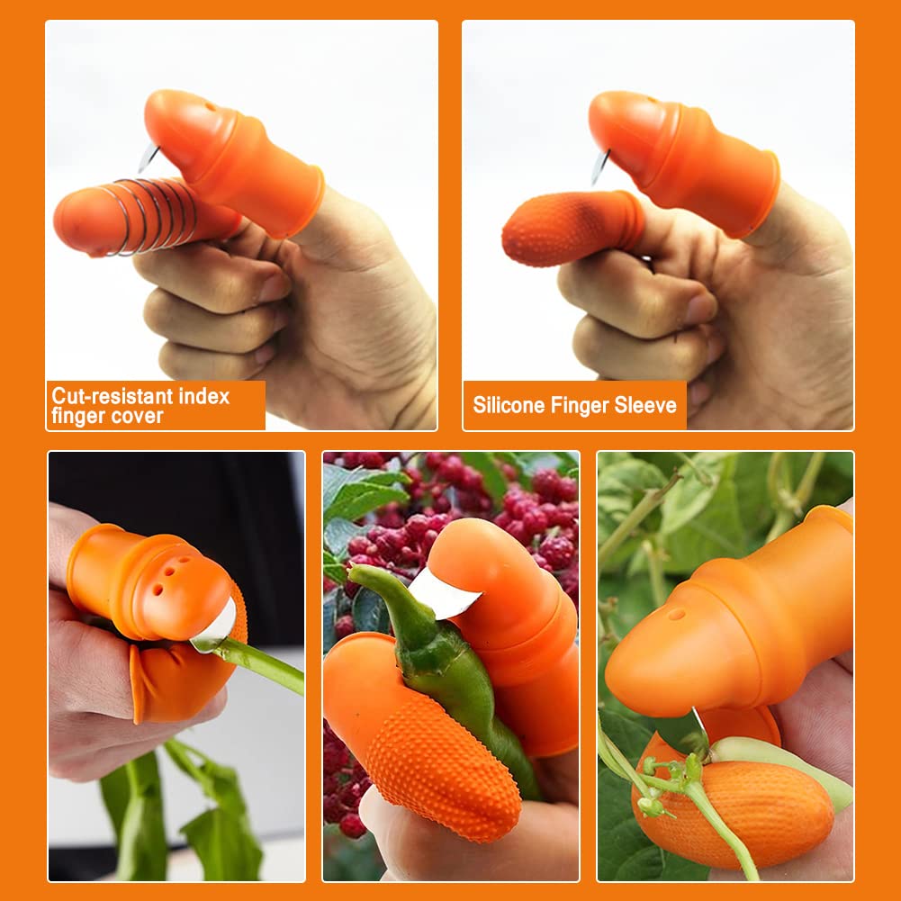 Pelindung Jari Silikon untuk B - Harvest Knife Garden ulasan dan harga