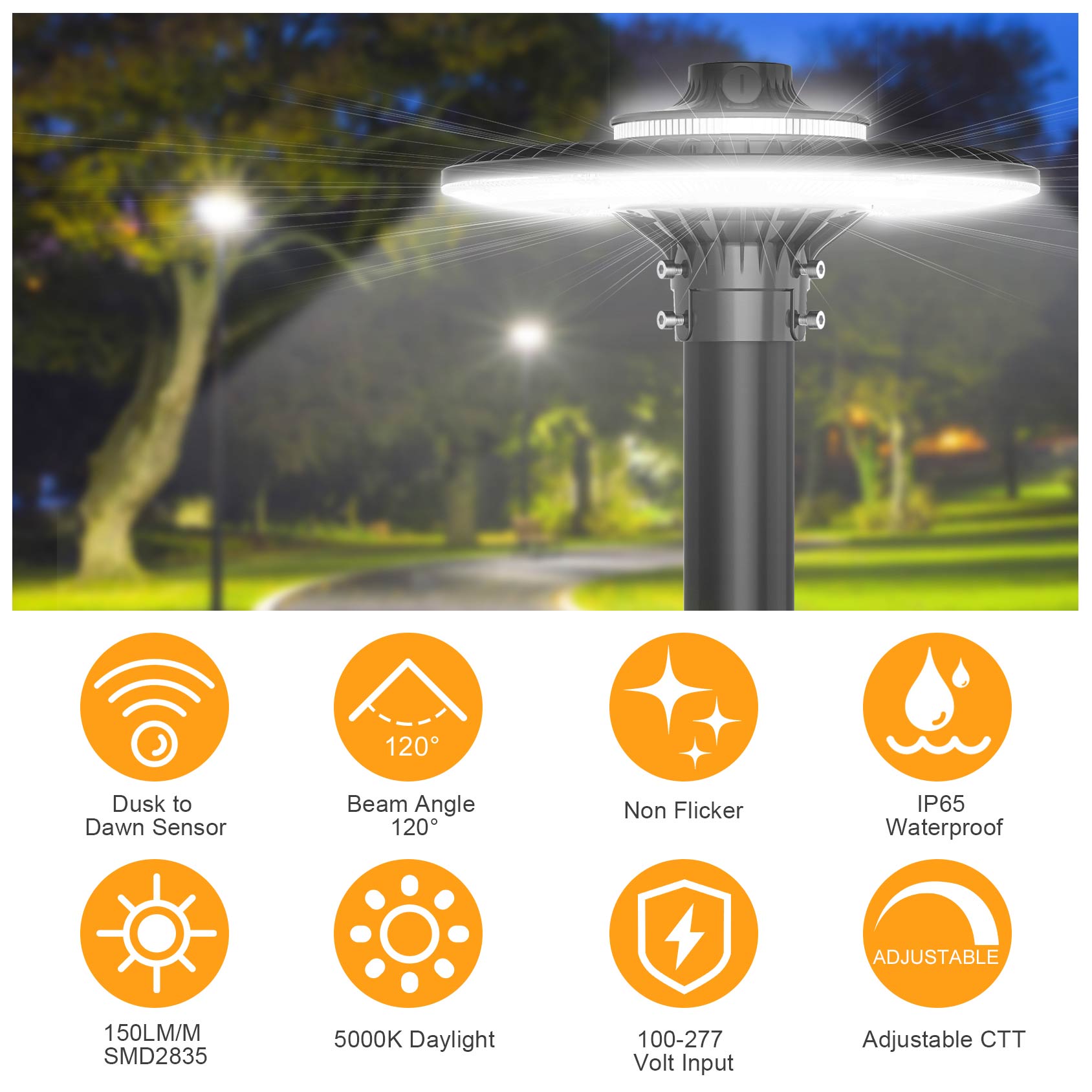 Lampu LED POST TOP Bersertifik - Gardening Tools List ulasan dan harga