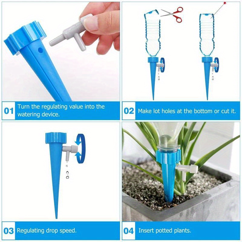 Sistem irigasi tetes otomatis, - Root Watering Spike ulasan dan harga