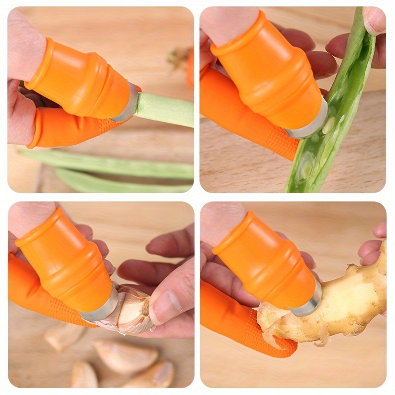 6pcs Pisau Jempol Silikon Tama - Harvest Knife Garden ulasan dan harga