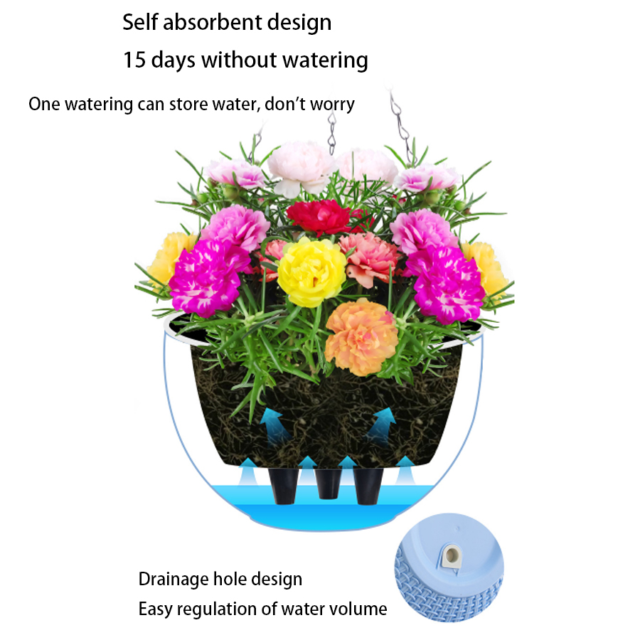 Pot Gantung Dalam Ruangan Gaya - Hanging Planter Basket ulasan dan harga